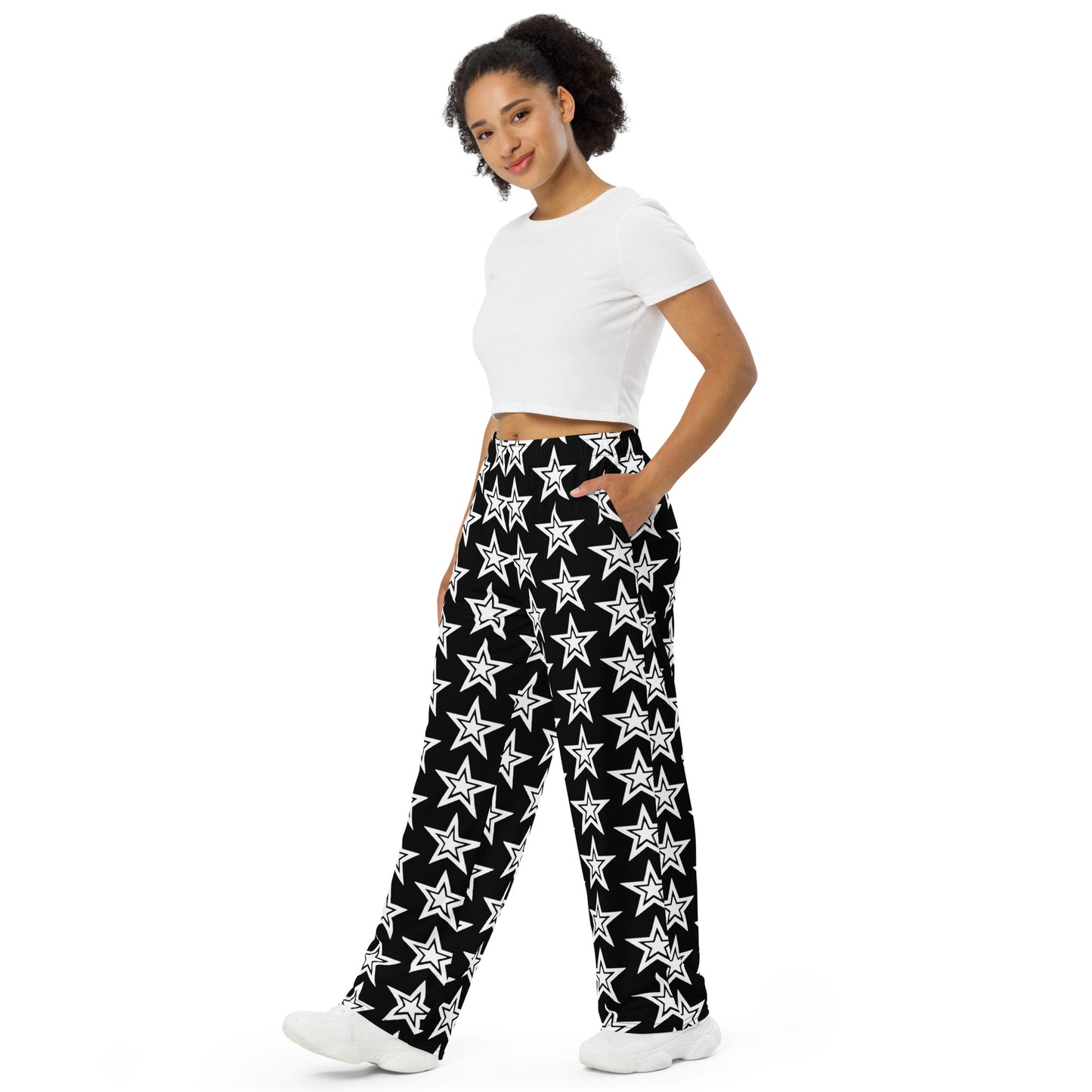 STAR MAKER - WIDE LEG SWEATPANTS (with pockets)