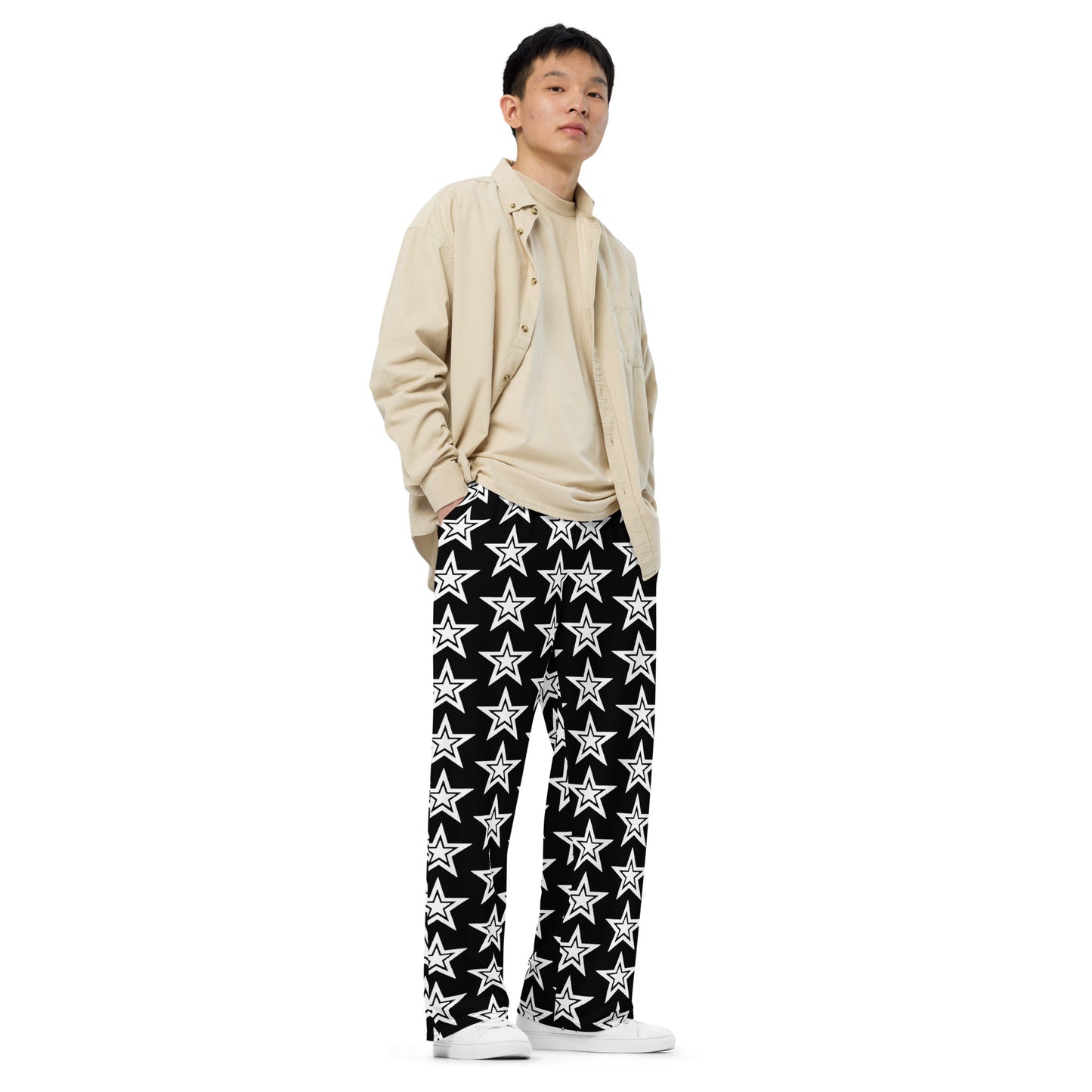 STAR MAKER - WIDE LEG SWEATPANTS (with pockets)